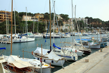 Fototapeta na wymiar Hafen Porto Cristo, Mallorca