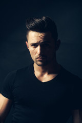 Fototapeta premium Stylish guy portrait