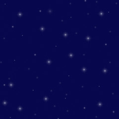 Fototapeta na wymiar Space full of stars seamless background