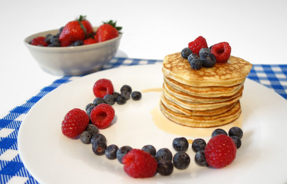Blueberry Pancakes Gourmet Breakfast