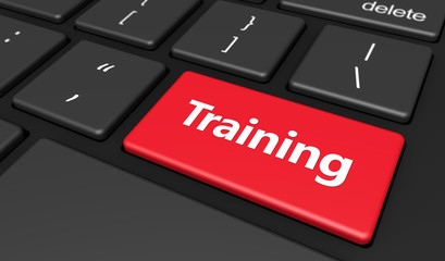 Fototapeta premium Training Keyboard Button
