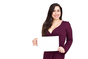 Fototapeta premium Woman with board