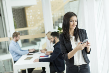 Woman with a phone