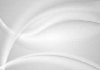 Abstract smooth grey pearl waves background