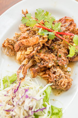 deep fried soft shell crab