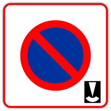     Panneau routier en france: zone bleu (Stationnement gratuit à durée limitée) 