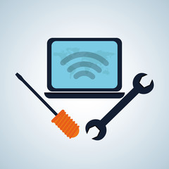 Illustration design of call center, editable vector