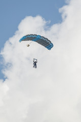 Paratroopers in double jump.