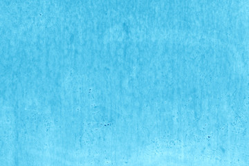Painted metal wall old paint with cracks background texture blue