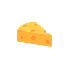 Cheese vector icon web. 