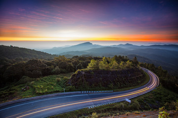 The road into the forest