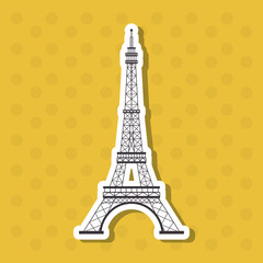 Icon design of France , vector illustration