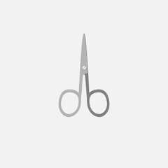 manicure scissors for nail colored icon