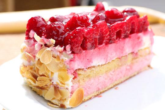 Himbeerkuchen direkt vom Backblech