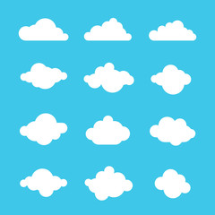 clouds sky heaven icon symbol label logo sign