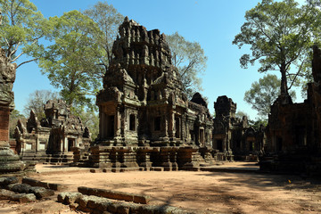 part of the temple complex in Angkor Wat, Siem Reap, Cambodia