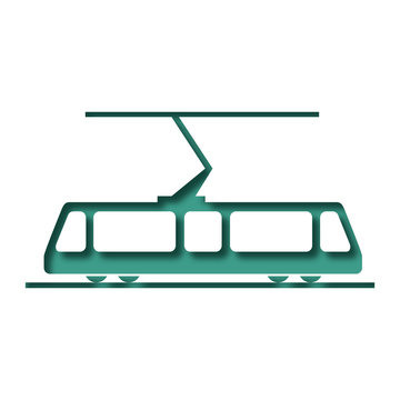 Logo tramway. Tram.