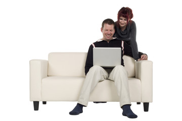 couple on laptop