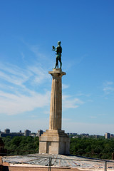 Fototapeta na wymiar Statue of Victory-Belgrade.