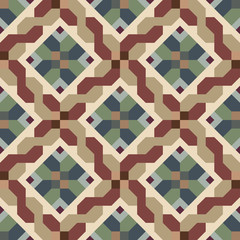 Geometric abstract pattern. Seamless vector background.