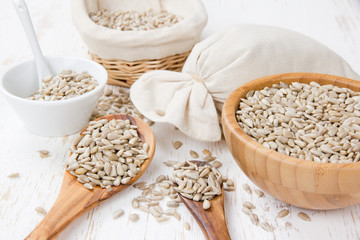 Sunflower Seed Heaps