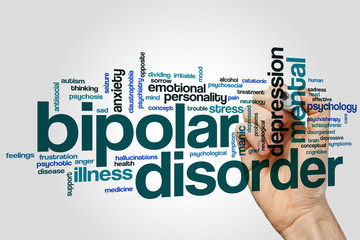 Bipolar disorder word cloud