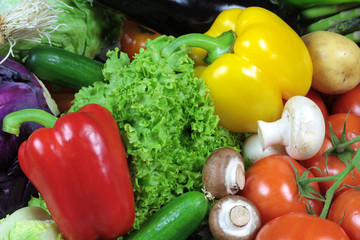 Colorful fresh vegetables