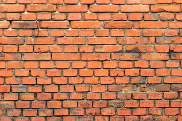 Obraz premium old wall with red bricks