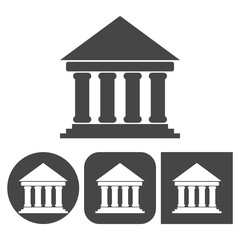 Fototapeta premium Bank icon - vector icons set