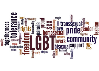 LGBT, word cloud concept 8