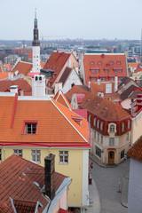 Tallin, Estonia - April, 6, 2016: old town of Tallin, Estonia