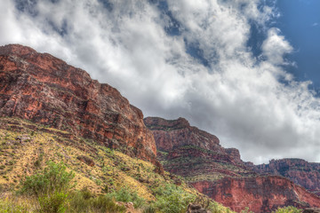 AZ-Grand Canyon National  Park-S Rim-Indian Gardens area.