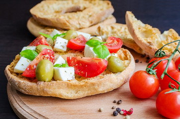 Italian appetizer Friselle