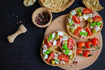 Italian appetizer Friselle