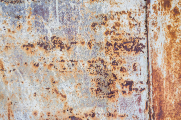 Old metal background with rust