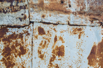 Old metal background with rust
