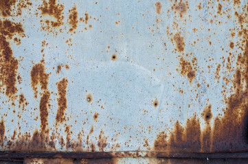 Old metal background with rust