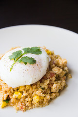 Southwestern Quinoa  + Poached Egg