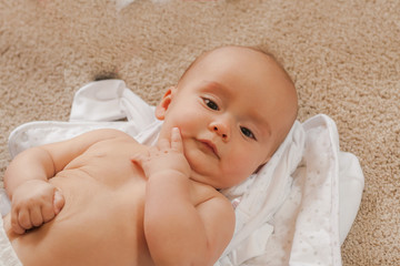 Thoughtful baby