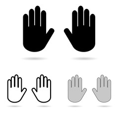 hand set illustration