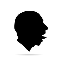 man head art silhouette illustration