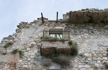 Ruin balcony abandoned