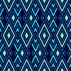 Ble Rhombus Seamless Pattern