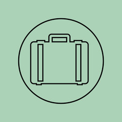 briefcase icon design 
