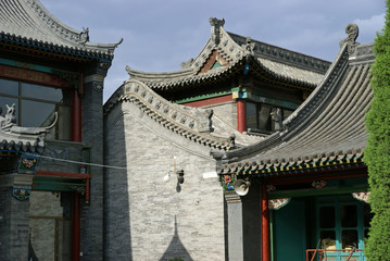 Part of The Great Mosque, Hohhot, China 