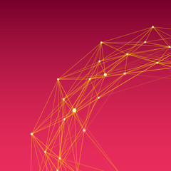 Abstract background with dotted grid