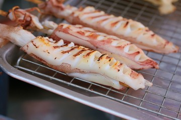 Grilled squid