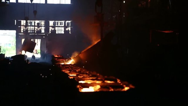 The production of iron
