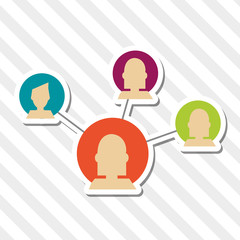 Social media graphic design, vector illustration