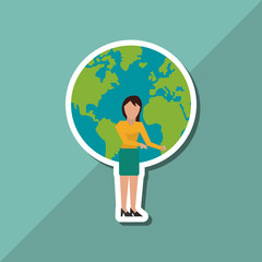 Social media graphic design, vector illustration